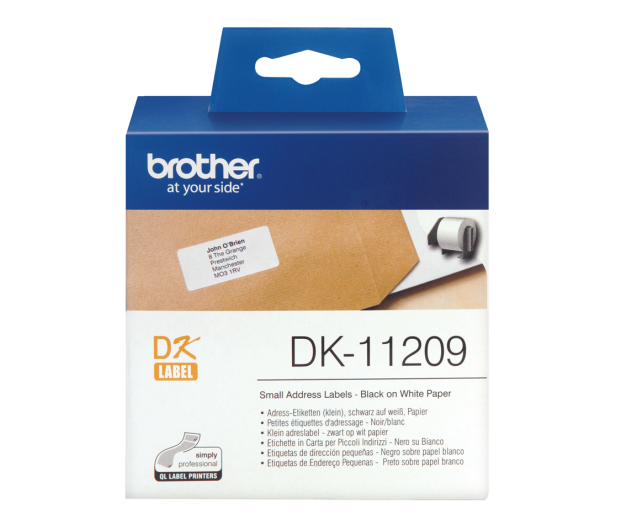 Brother Etykieta mała adresowa 800 szt. (DK11209) - 393658 - zdjęcie 2